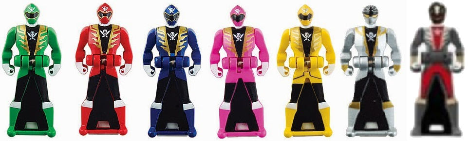 Gokaiger and Gokai Black ranger keys by RIZROW on DeviantArt