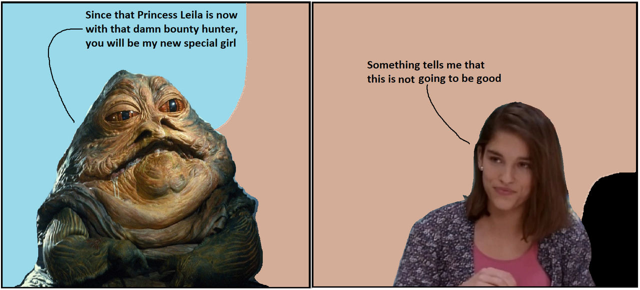 Jabba The Hutt makes Kimberly his slave by RIZROW on DeviantArt