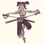 Ballerina samurai