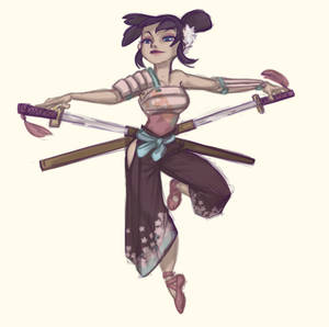 Ballerina samurai