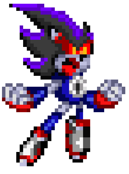 Metal Shadow Sprites - Sonic Metal Shadow Sprites - Free