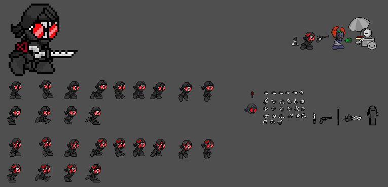 Madness combat 5 Hank sprites by me : r/madnesscombat