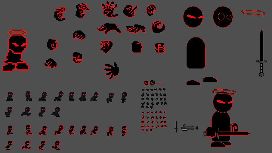 Pixilart - Madness sprite sheet by FNF5731