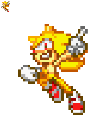 Super Sonic archie comic cover Pose by madness8 on DeviantArt
