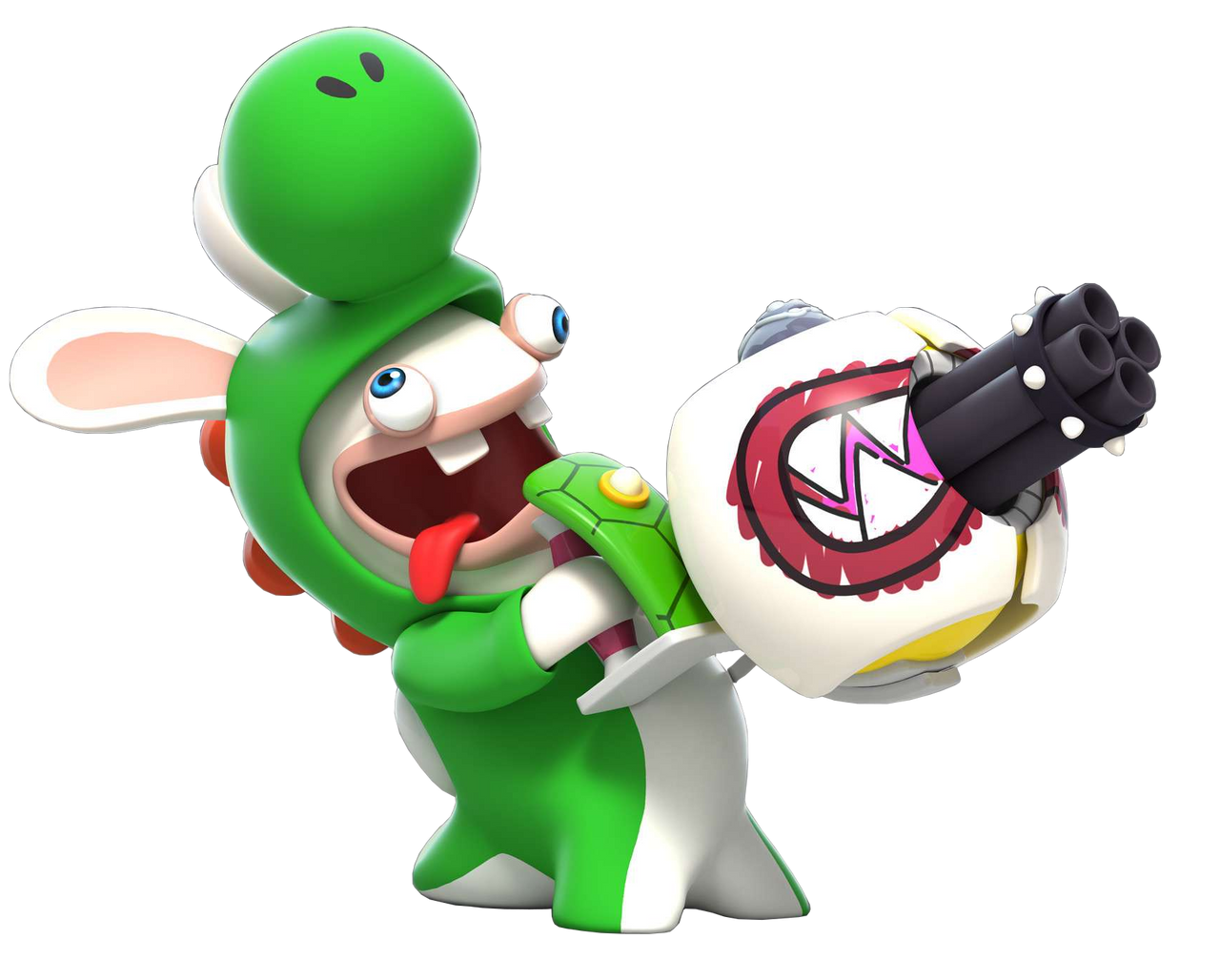 Rabbid Yoshi Render by madness8 on DeviantArt