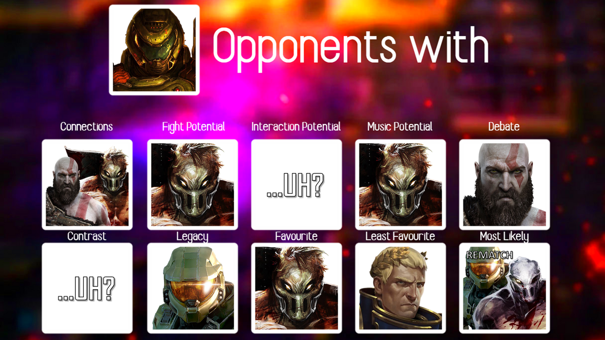 Doomguy opponents with by madness8 on DeviantArt