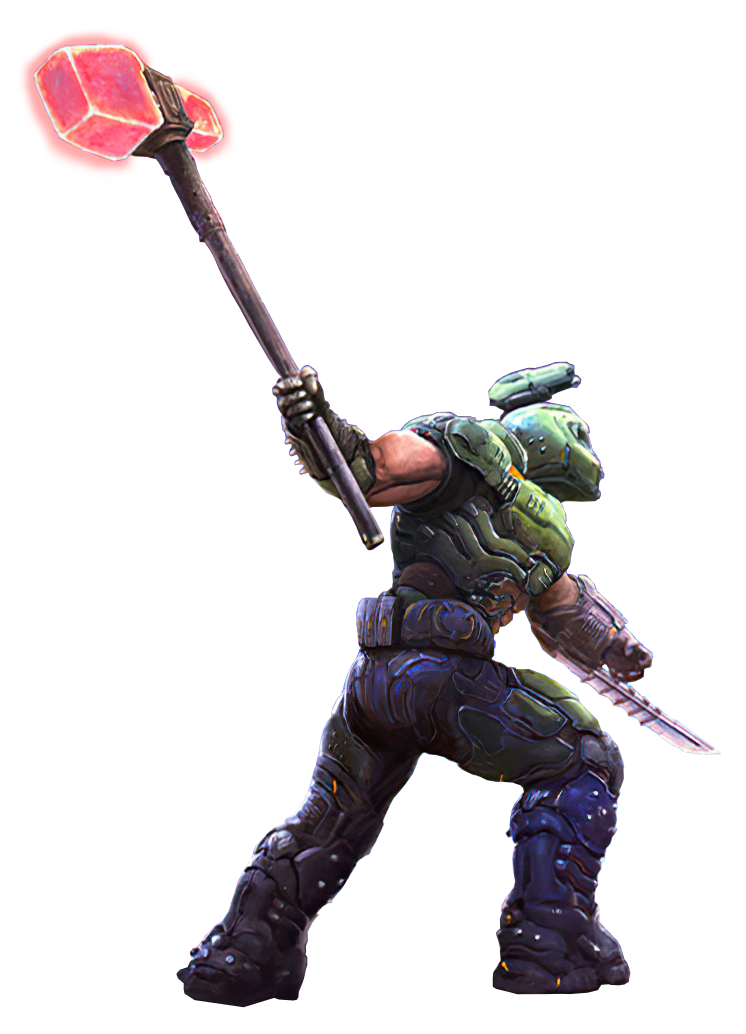 Doomguy Hud Doomguy render 3 by madness8 on DeviantArt
