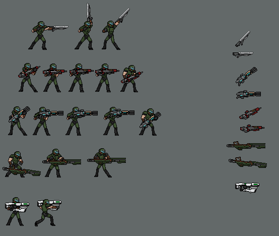 Doom weapon sprites by madness8 on DeviantArt