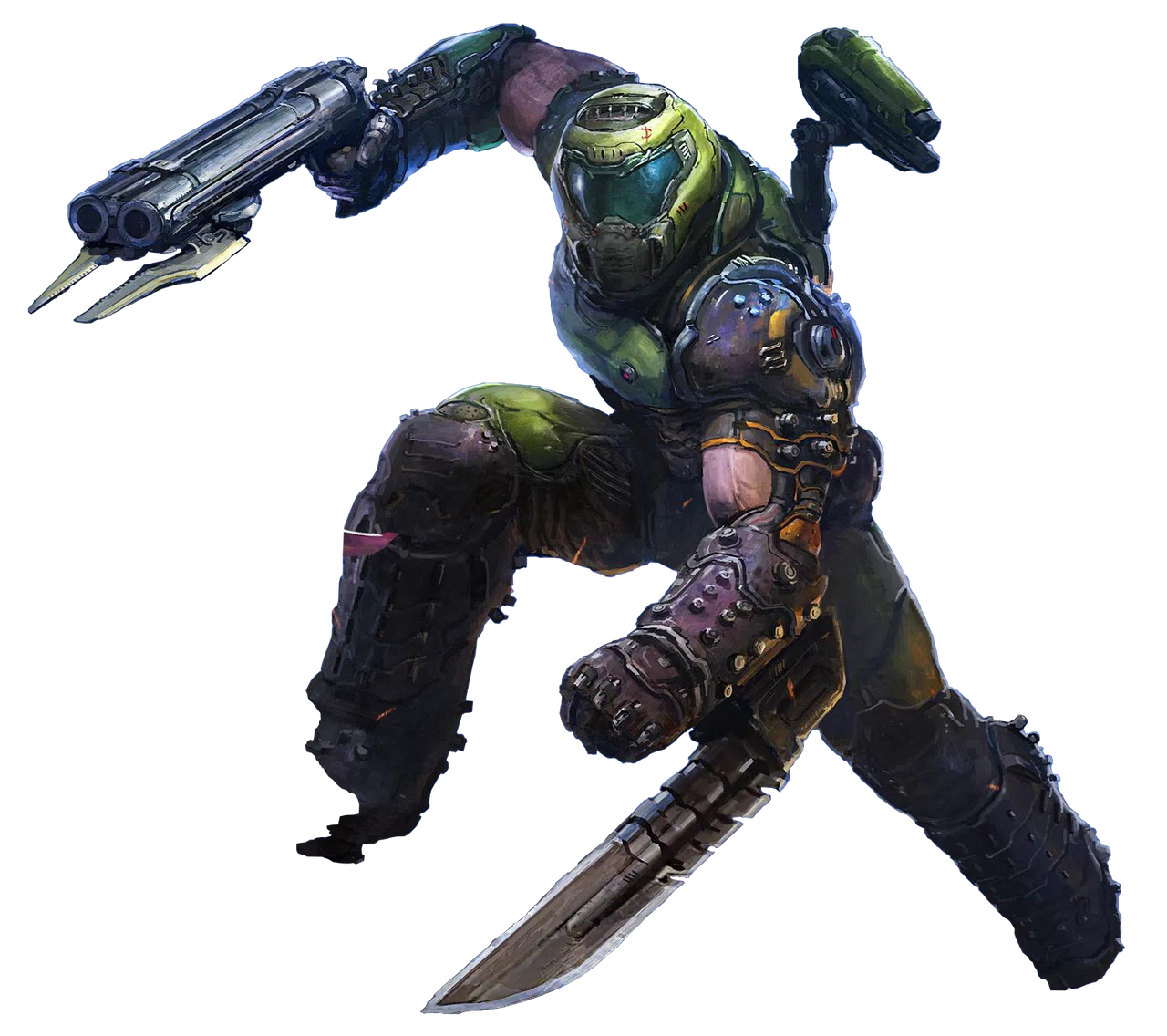 Doomguy Retro Doomguy render 16 by madness8 on DeviantArt
