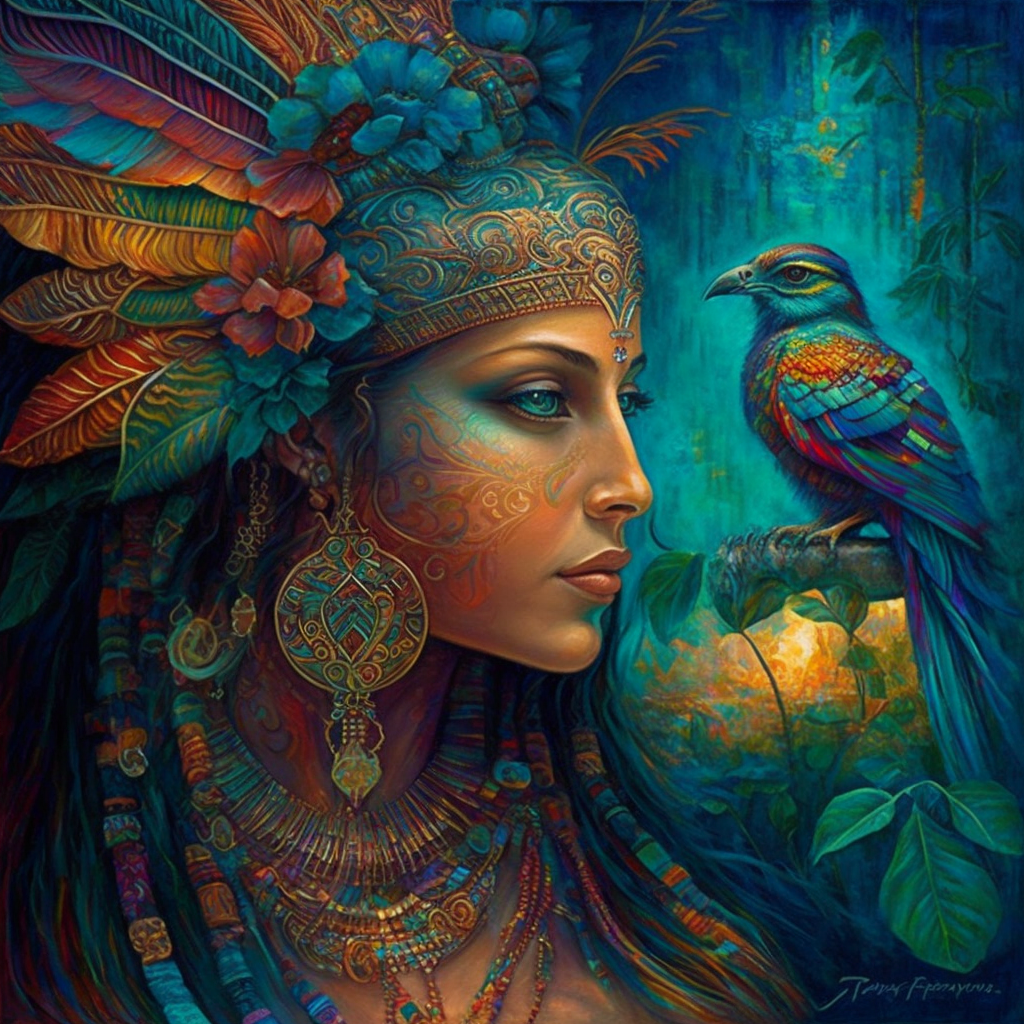 Aztec Goddess 1 by Feast4daBeast on DeviantArt