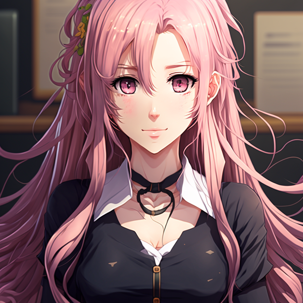 HD Pink Long Anime Girl Hair PNG  Hair png, Anime hair, Manga hair