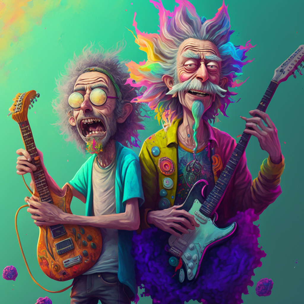 Rick and Morty trippy wallpaper by RebelsFantasyWorld on DeviantArt