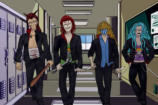 One Piece: Kid Pirates x Crows Zero