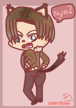 Resident Evil 4 Leon S Kennedy Neko Chibi