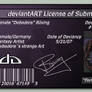 My deviantArt License