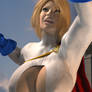 Powergirl to the Rescue Close Up