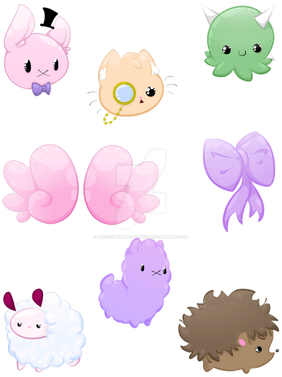 Stickers without background by awesomebluedolphin on DeviantArt