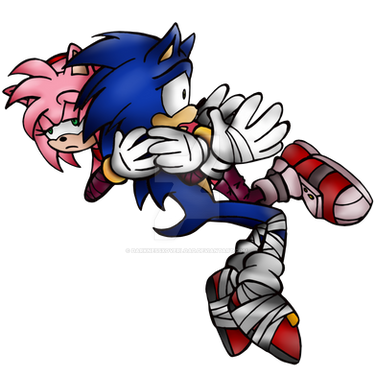 Sonic EXE X Amy by SweetSilvy on DeviantArt