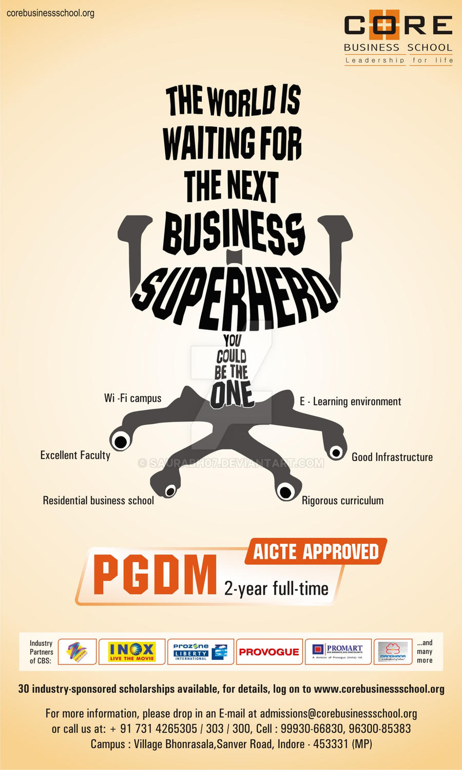 Core Business School ad by Saurabh07 on DeviantArt
