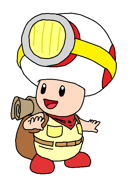 Captain toad ms paint drawing
