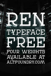 Ren Typeface