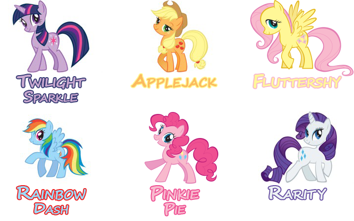 The Original My Little Pony Names