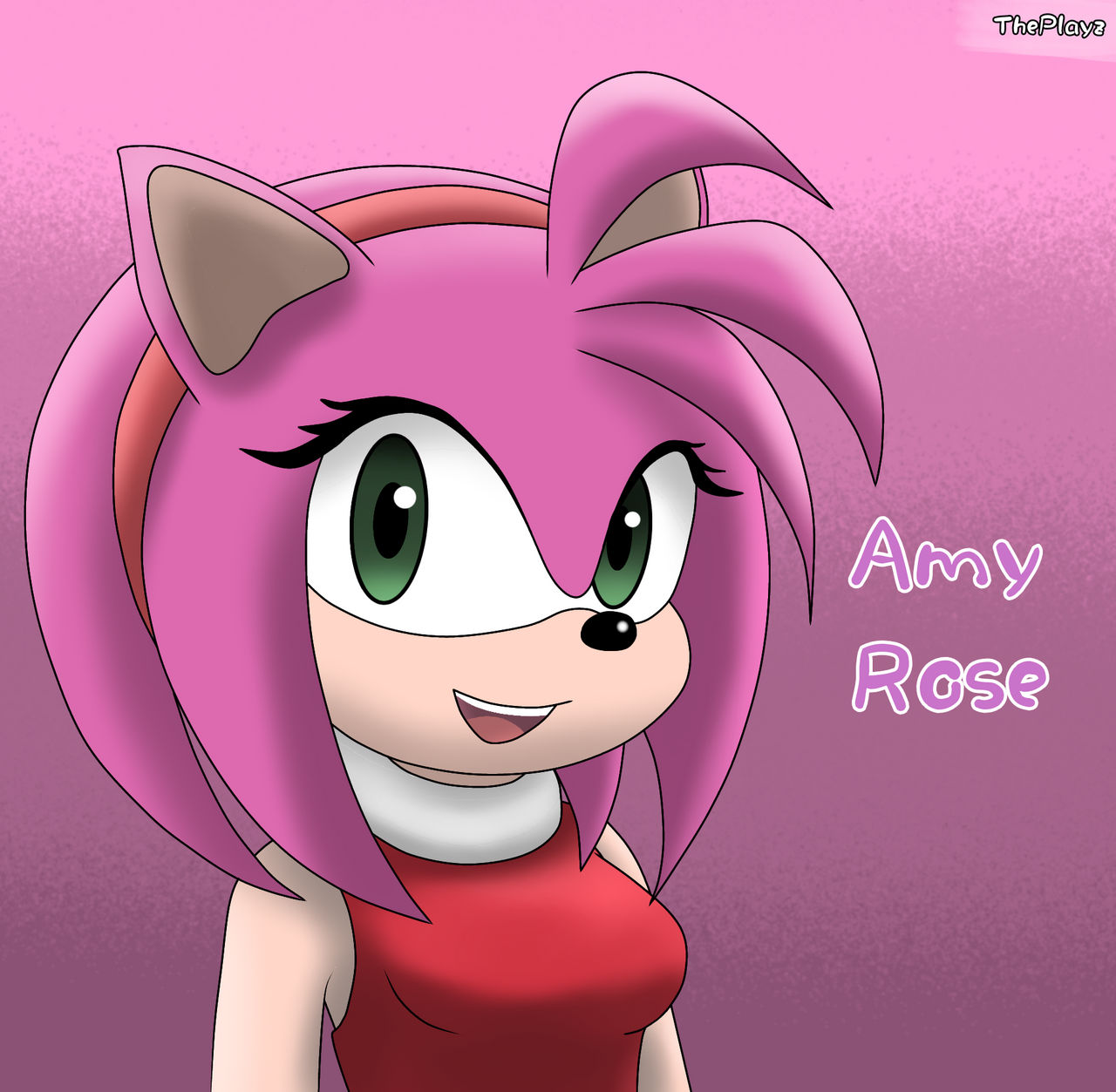 Amy Rose by ThePlayz on DeviantArt