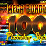 FREE - Mega bundle 100 Photoshop Styles