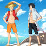 SS for IlaB - Naruto and Luffy