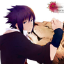 Sasuke Uchiha with Lion