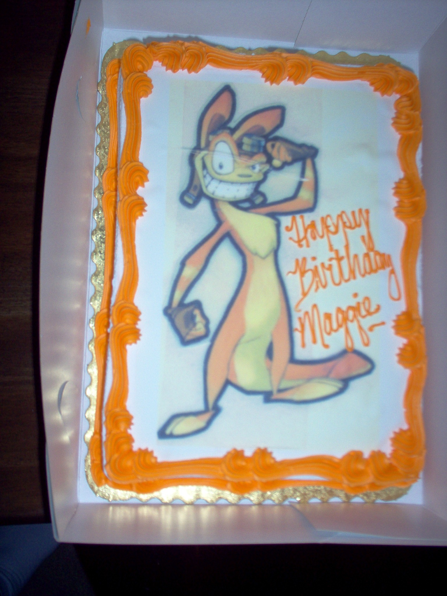 Daxter on my birthday cake by chibidemon004 on DeviantArt