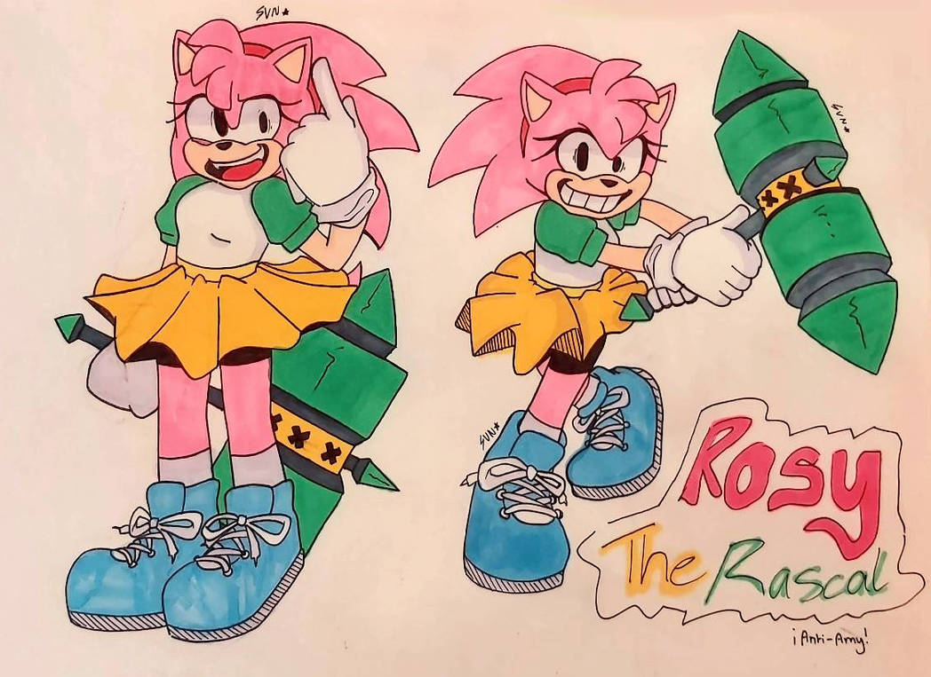 Rosy The Rascal Figure ~ Rosy The Rascal // Anti-Amy ~ by CloudyPandaUwU on DeviantArt