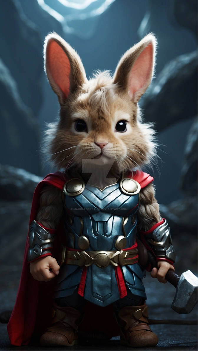 Bunny Thor by MaximaBorealis on DeviantArt