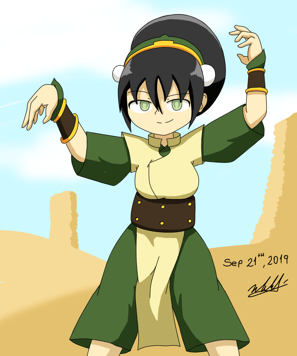 Earthbender Deviantart Earthbender Toph by NeutralChilean on DeviantArt