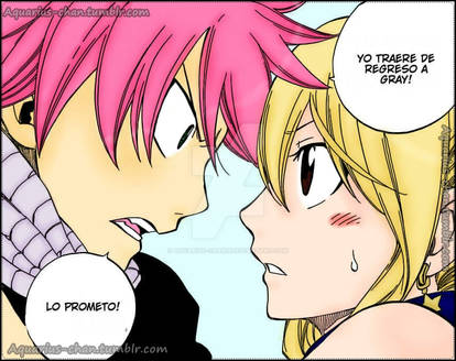 Natsu D. and Lucy H. - Fairy Tail (ch 425) NaLu