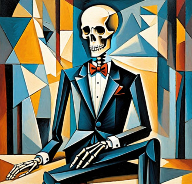More skeleton art by blueissuspicious on DeviantArt