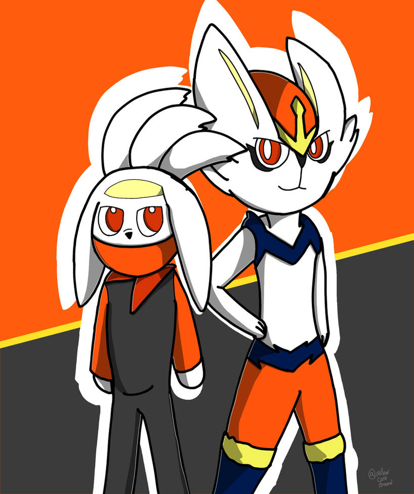 Fire Rabbit Character Fire Bunnies by rellowcantdraw on DeviantArt