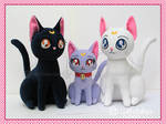 Cats of Sailor Moon::::: by Witchiko