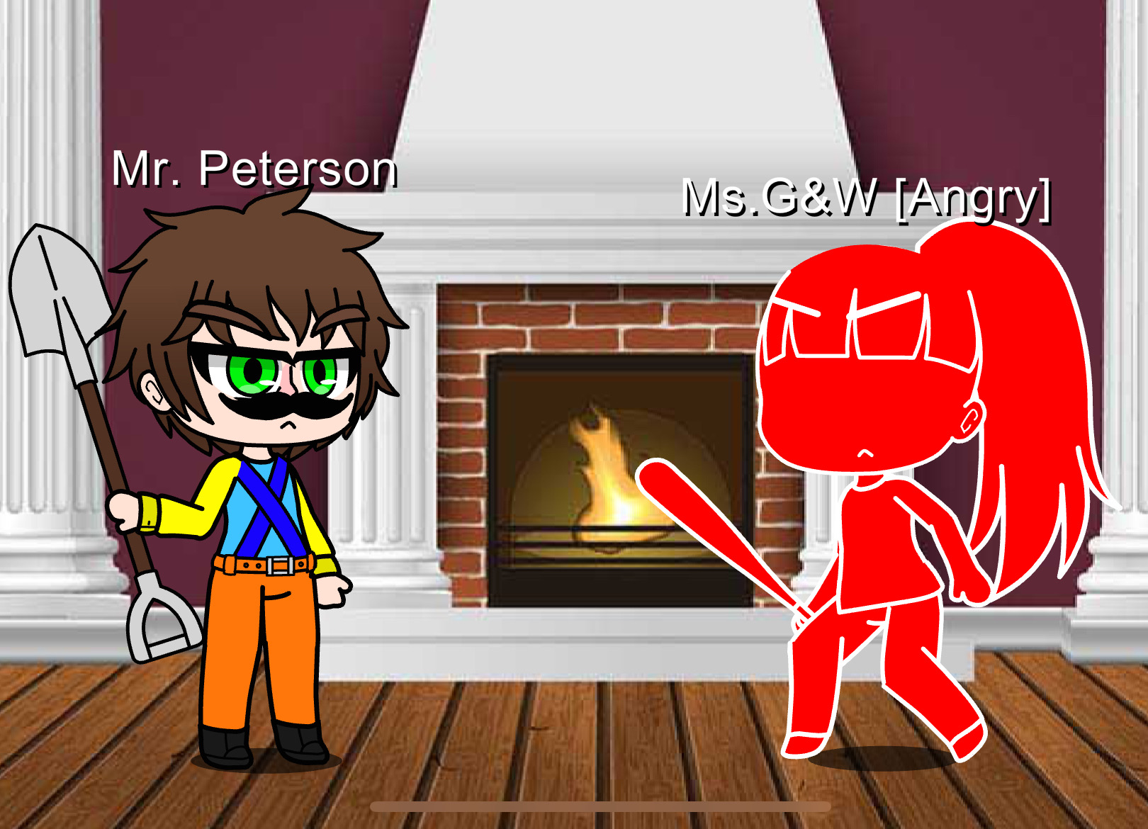 Mr. Peterson VS Ms. Game Watch by Alexcx010 on DeviantArt