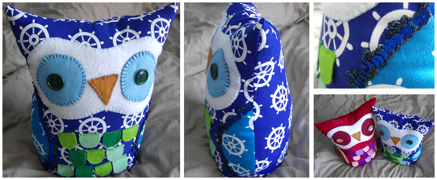 Handmade Owl Doorstop