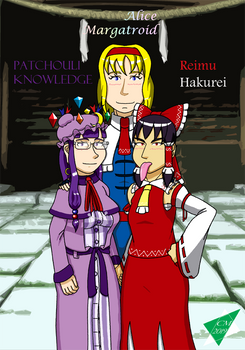 Reimu, Patchouli, y Alice