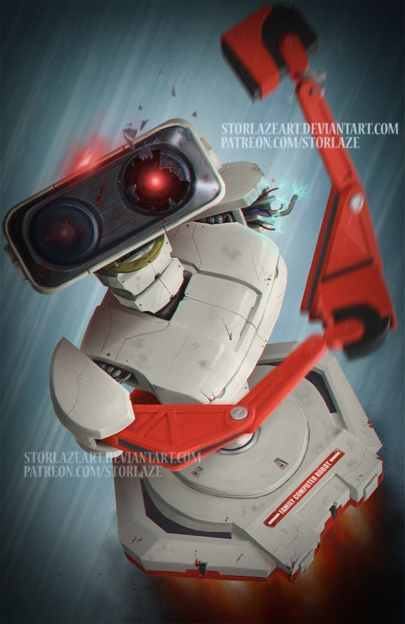 Smash Brothers : ROB by StorlazeArt on DeviantArt