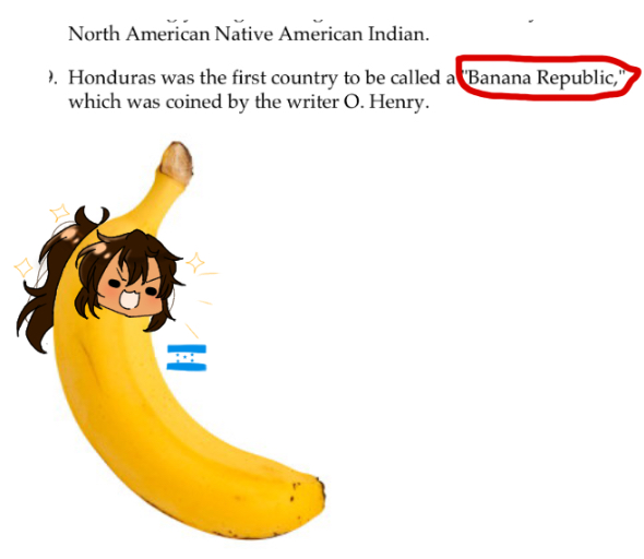 writer who coined the term banana republic