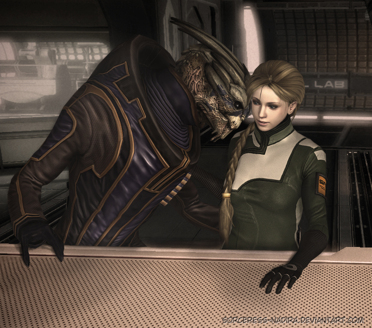 Not in public, Garrus...