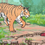 Tiger Walk Animation