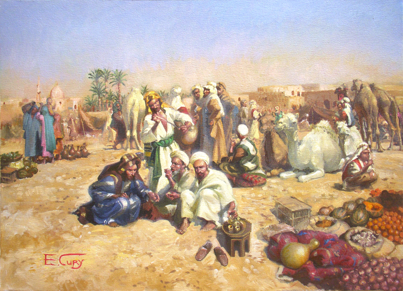 Arabian market near palestine