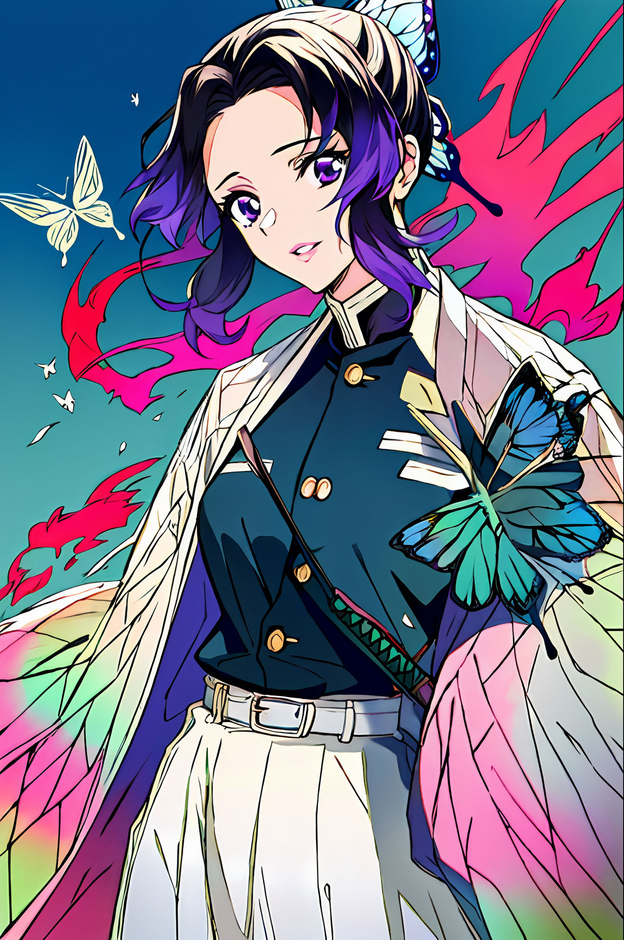 Shinobu R36 AI illustration shinobu kochou by yb5000 on DeviantArt