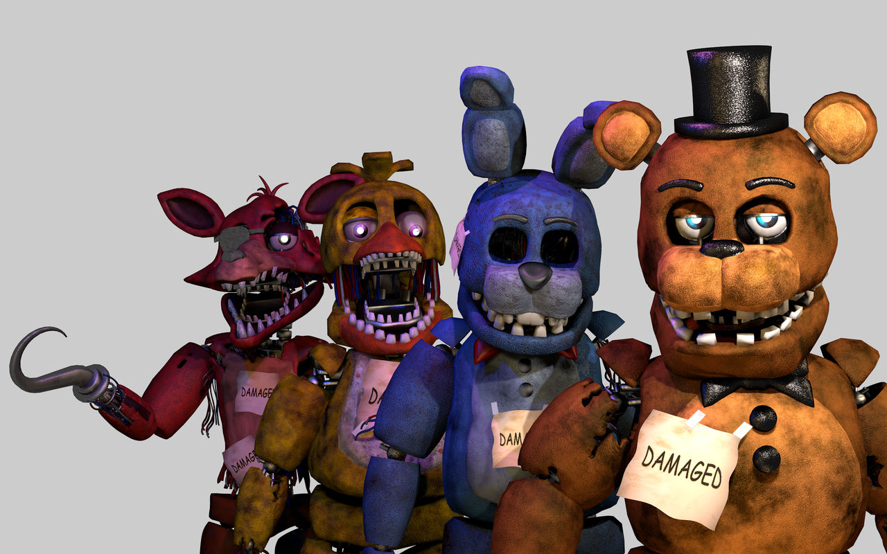Distorted Animatronics Damaged Animatronics by DoctorB1 on DeviantArt