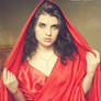 Red Drape Stock