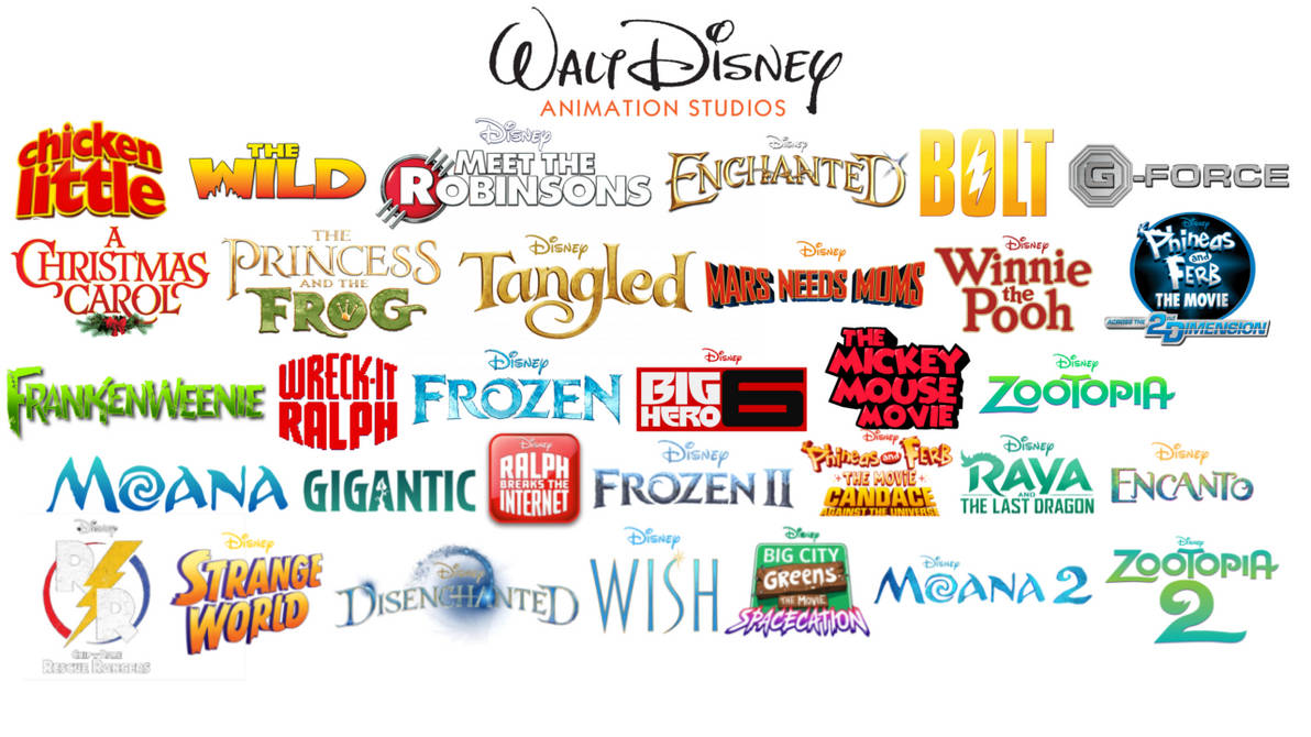 My Walt Disney animation studios AU catalog by moviefan2189 on DeviantArt